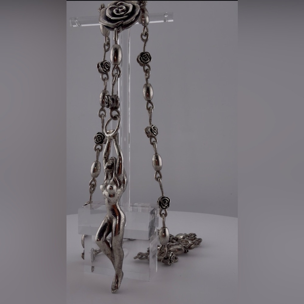 Mitchell Binder King Baby 144g Sterling Rosary - Discontinued Female Form Motif - Picture 15 of 15
